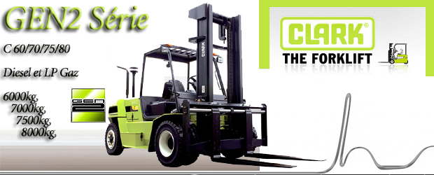 CLARK CHARIOT ELEVATEUR, distribué par MANUPROVENCE, distributeur exclusif en Algérie