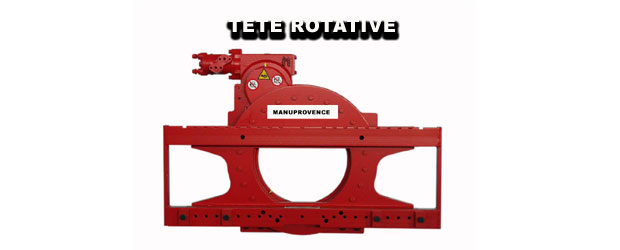 Accessoire pour chariot élévateur : TETE ROTATIVE, adapté par MANUPROVENCE